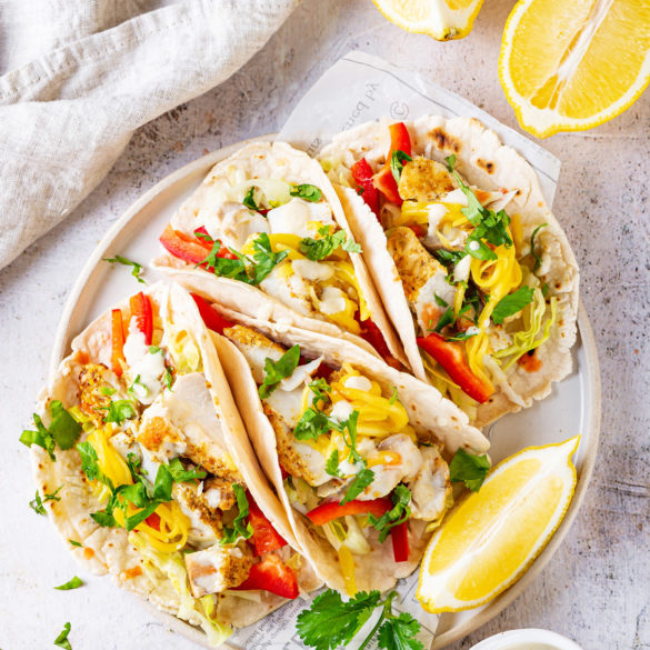 Fish Tacos with Mango