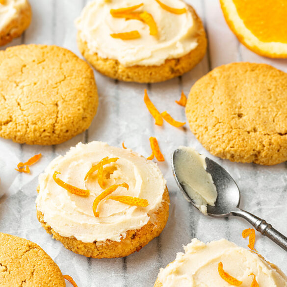 VEGAN GLUTEN FREE ORANGE COOKIES VEGAN GLUTEN FREE ORANGE COOKIES