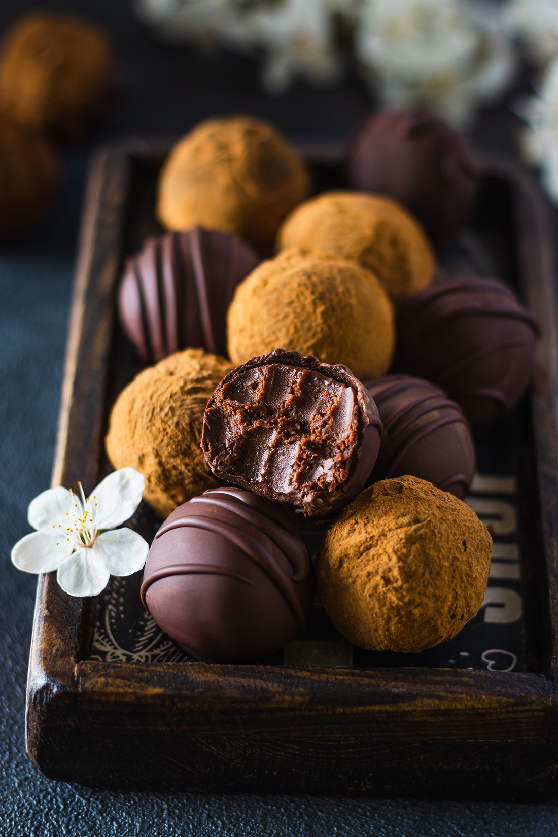 Amaretto Truffle — Divine Treasures Chocolates