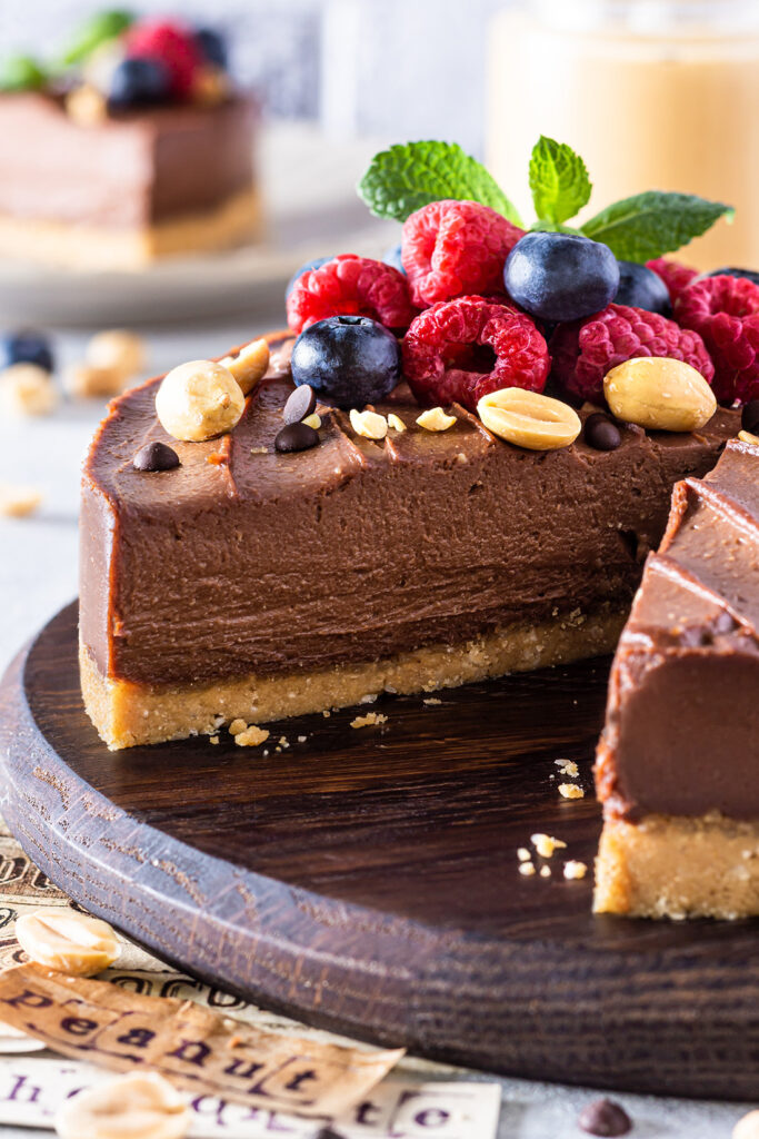 Chocolate Peanut Cheesecake The Willow's Kitchen