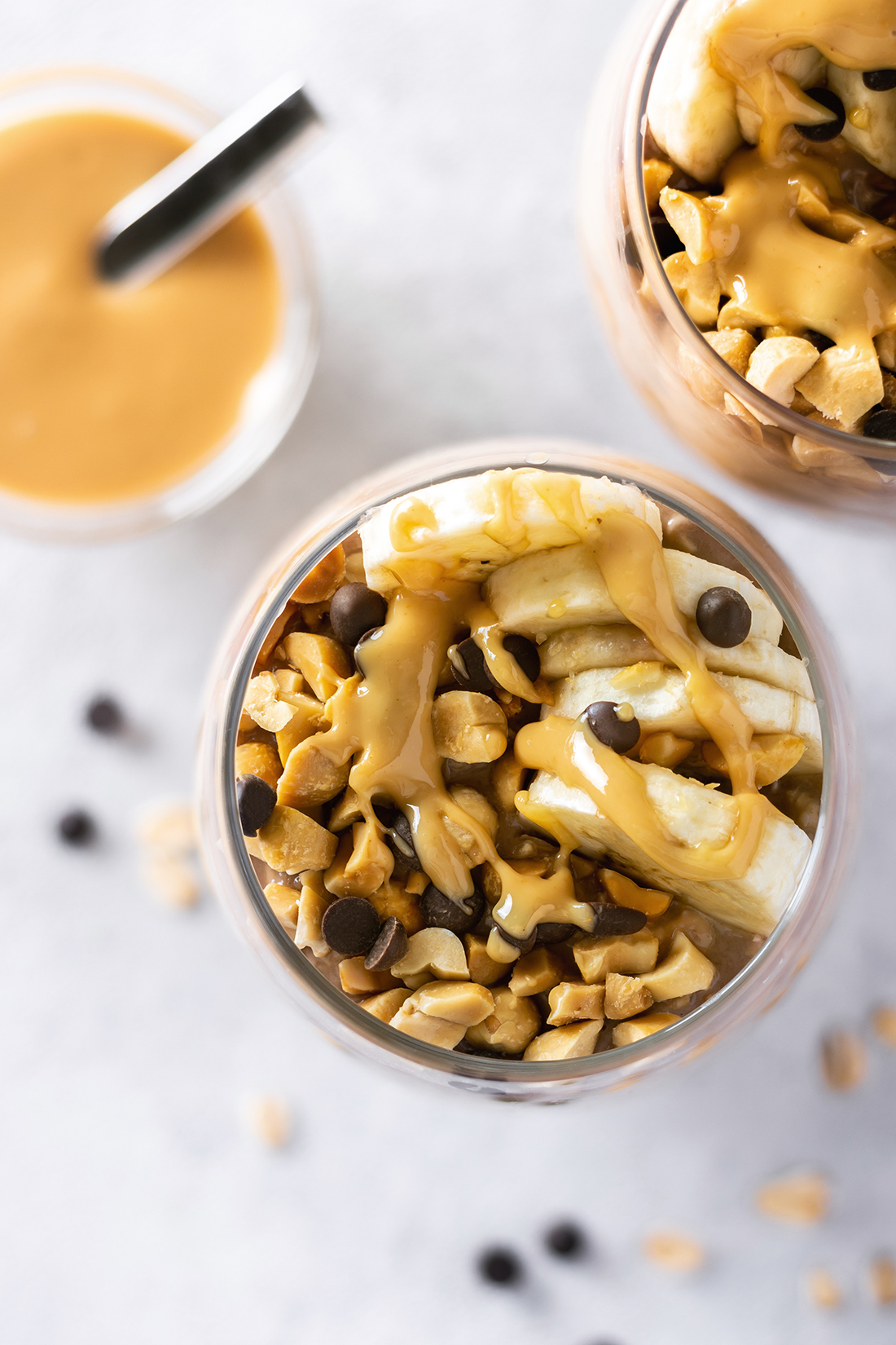 Peanut Butter Banana Overnight Oats