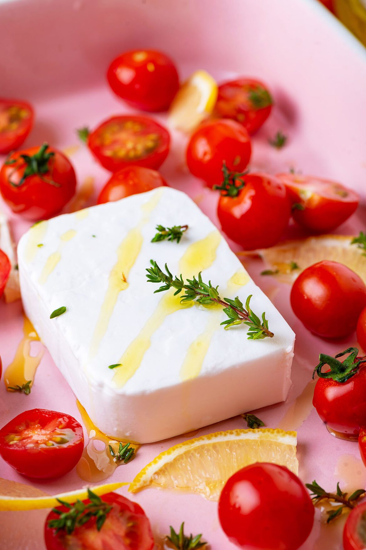 Vegan Baked Feta Pasta