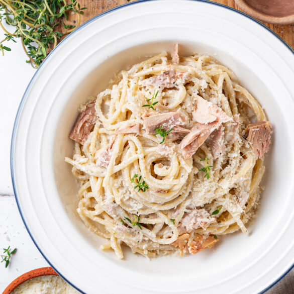 Creamy Canned Tuna Pasta 01