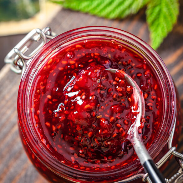 raspberry-chia-seed-jam-01 Raspberry Chia Jam