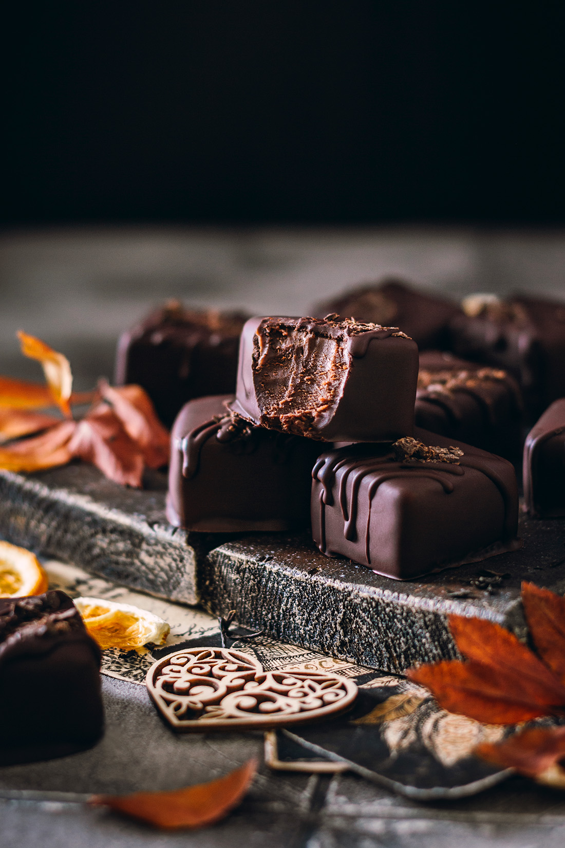 Chocolate Earl Grey Truffles