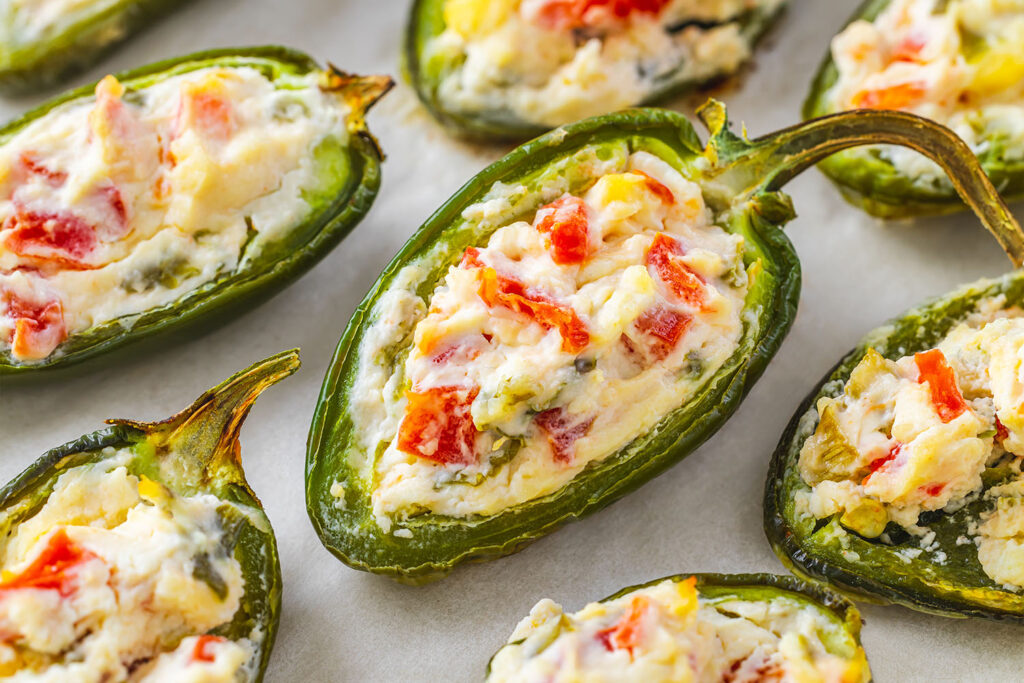 Cream Cheese Stuffed Baby Bell Peppers