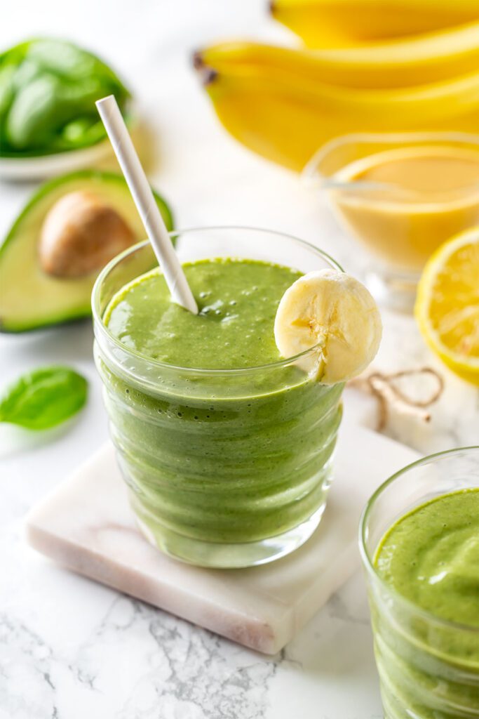 Avocado Banana Peanut Butter Smoothie