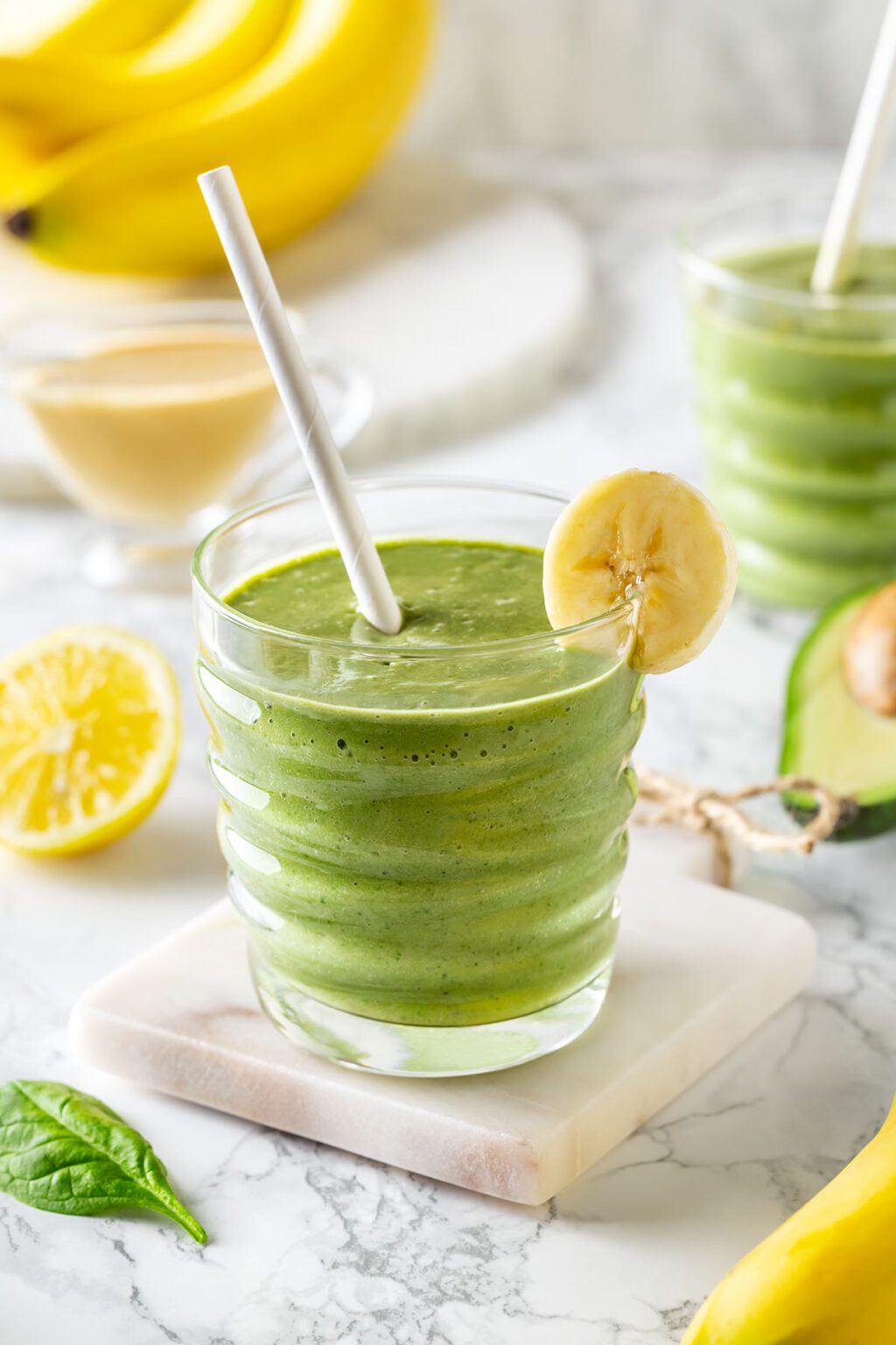 Avocado Banana Peanut Butter Smoothie