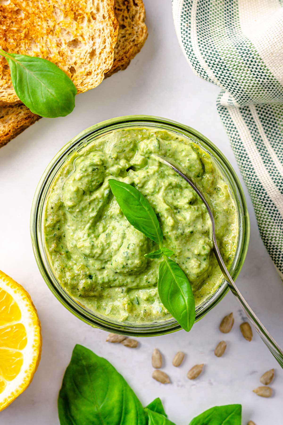 The Best Sunflower Seed Pesto